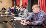 Фото: Андрей ИВАНОВ встретился с жителями дома на Садовой, 24