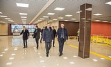 Ход строительных работ на новой площадке проверил Андрей ИВАНОВ