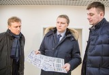 Ход строительных работ на новой площадке проверил Андрей ИВАНОВ