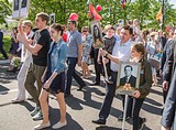 Фото: Акция «Бессмертный полк» в Одинцово