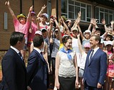 Фото: Дмитрий МЕДВЕДЕВ и Андрей ВОРОБЬЕВ осмотрели оздоровительный лагерь «Искра» в Одинцовском районе