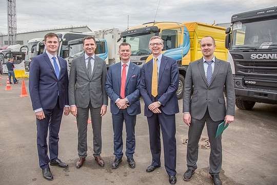 В Одинцовском районе открылась станция техобслуживания грузовиков и автобусов Scania