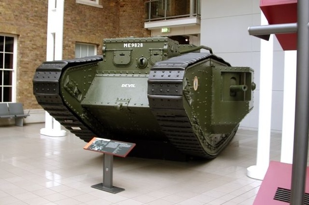 Уникальный английский танк времен Первой мировой войны Mark V покажут на шоу в Кубинке