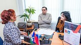 Марина Юденич и Егор Кончаловский приняли участие в приеме документов в Общественную палату Одинцовского района