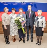 Андрей Иванов и Лидия Антонова поздравили Гильду Ботт с юбилеем