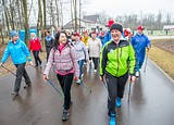 Школа скандинавской ходьбы Ирины Слуцкой открылась в Одинцово