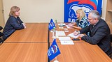 Оксана Пушкина провела встречу с жителями в сельском поселении Горское