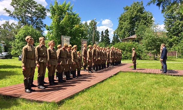 Военно-исторический лагерь «Память Поколений» открылся в сельском поселении Никольское, Июнь