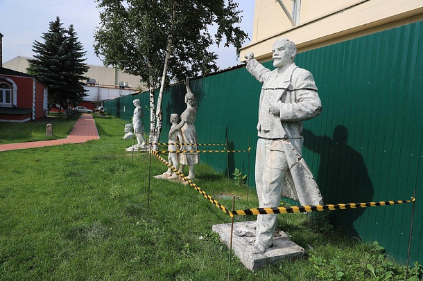 Экспозицию краеведческого музея Одинцово пополнил новый экспонат — статуя Ленина, Июль
