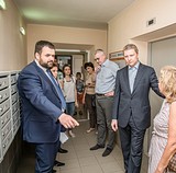 Андрей Иванов с проверкой реализации губернаторской программы «Мой подъезд» в Лесном городке
