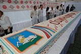 Более 1500 тысяч человек попробовали юбилейный торт в честь Дня города Одинцово