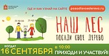 Одинцовский район примет участие в акции «Наш лес. Посади свое дерево»
