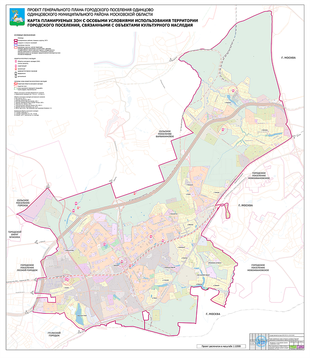 Карта градостроительного зонирования московской области