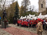 Военно-историческая эстафета «Салют Победе!» перешла к Заречью