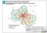 Карта размещения городского поселения в устойчивой системе расселения Московской области