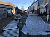На Железнодорожном проспекте в Голицыно начались работы по благоустройству территории