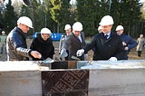 Современный детский сад на 400 мест c бассейном заложили в поселке Горки-10