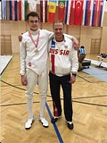 Одинцовский рапирист Савва Юшкевич занял 2 место на соревнованиях Европейского кадетского цикла