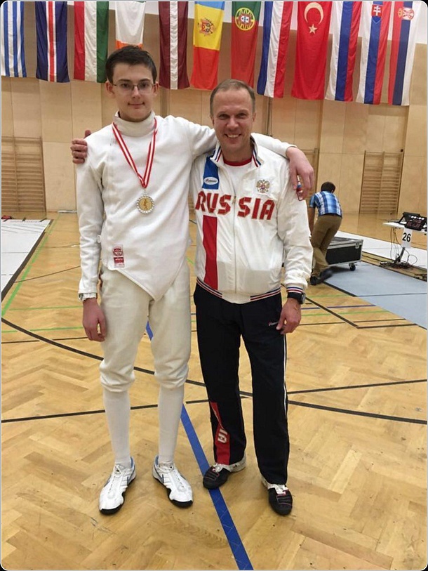 Одинцовский рапирист Савва Юшкевич занял 2 место на соревнованиях Европейского кадетского цикла, Ноябрь