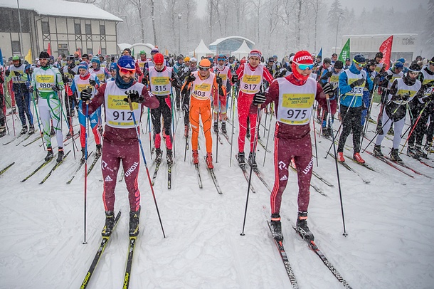 Более 800 лыжников приняли участие в ежегодной Манжосовской гонке в Одинцово, Февраль