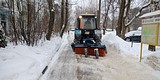 Более 150 единиц специальной техники расчищают дворовые территории Одинцовского района от снега