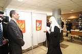 Патриарх Кирилл: Выбор, который сделают россияне, поможет нам идти вперёд, укрепляя наш суверенитет