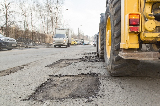 В Одинцово стартовал ямочный ремонт дорог местного значения, Апрель