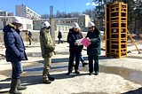 Строительство детского садика на 400 мест по партийному проекту в поселке Горки-10 идет по графику