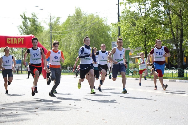 Традиционный детский легкоатлетический забег прошел в Одинцово 9 мая, Май