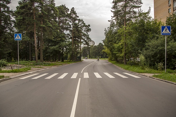 На улицах Союзная, Сосновая и Садовая механизированным способом нанесут более 5 километров дорожной разметки, Июль