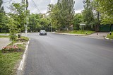 На улице Садовая в Одинцово заменили 14 тысяч квадратных метров дорожного полотна