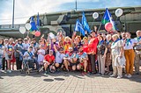 Одинцовские сторонники партии поприветствовали участников забега «Соединяя столицы»