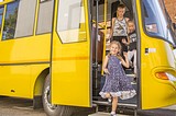 Новый автобус от Минимущества Московской области получила школа «Гармония» из Старого Городка