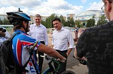 Андрей Иванов рассказал губернатору Московской области о реконструкции Центрального стадиона в Одинцово
