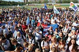 Более 1500 человек отметили День физкультурника в центре Одинцово