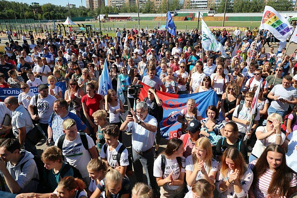 Более 1500 человек отметили День физкультурника в центре Одинцово, Август
