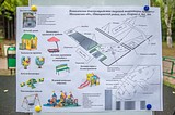 Андрей Иванов проинспектировал ход благоустройства дворовой территории в поселке Огарево