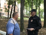 Сотрудники патрульно-постовой службы МУ МВД России «Одинцовское» провели акцию «Безопасный дом, квартира»