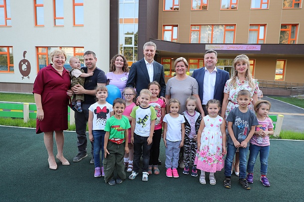 Глава района проверил готовность к открытию детского сада на 280 мест в ЖК «Одинбург», Сентябрь
