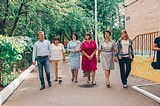 Олег Рожнов провел встречу с руководством Голицынской школы №1