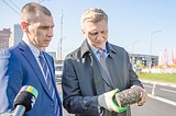 Андрей Иванов лично проверил качество дорожных работ на Говорова