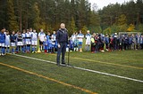Фото: Андрей Иванов открыл новый стадион в поселке Старый Городок