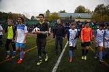 Фото: Андрей Иванов открыл новый стадион в поселке Старый Городок