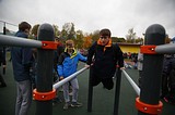 Фото: Андрей Иванов открыл новый стадион в поселке Старый Городок