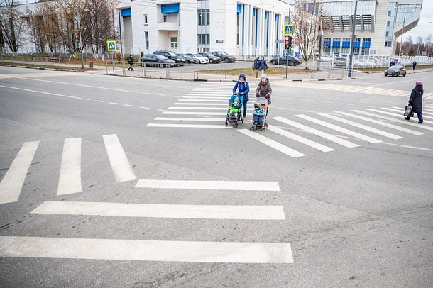 Первые диагональные пешеходные переходы появились в Одинцово, Ноябрь