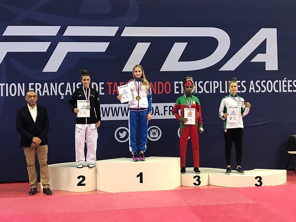 Арина Пучко завоевала золото на международном турнире G2 «FrenchOpen» по тхэквондо ВТФ в Париже, Ноябрь