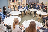 Лариса Лазутина и Андрей Иванов встретились с молодыми парламентариями Одинцовского района