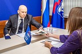 Депутат от «Единой России» Дмитрий Голубков провел личный прием граждан
