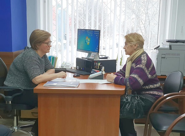 Лариса Лазутина провела прием граждан в Одинцово, Январь