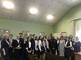 Сотрудники полиции МУ МВД России «Одинцовское» во взаимодействии с членом Общественного совета Львом Минасовым встретились со старшеклассниками Голицынской средней общеобразовательной школы №2